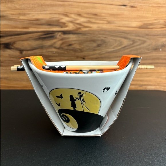 Disney Nightmare Before Christmas Ramen Bowl w/ Chopsticks - Picture 3 of 8
